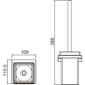 Ершик для унитаза GAPPO G30810-3