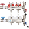 Коллектор регулируемый с расходомерами GAPPO G421,4 4-вых. X1